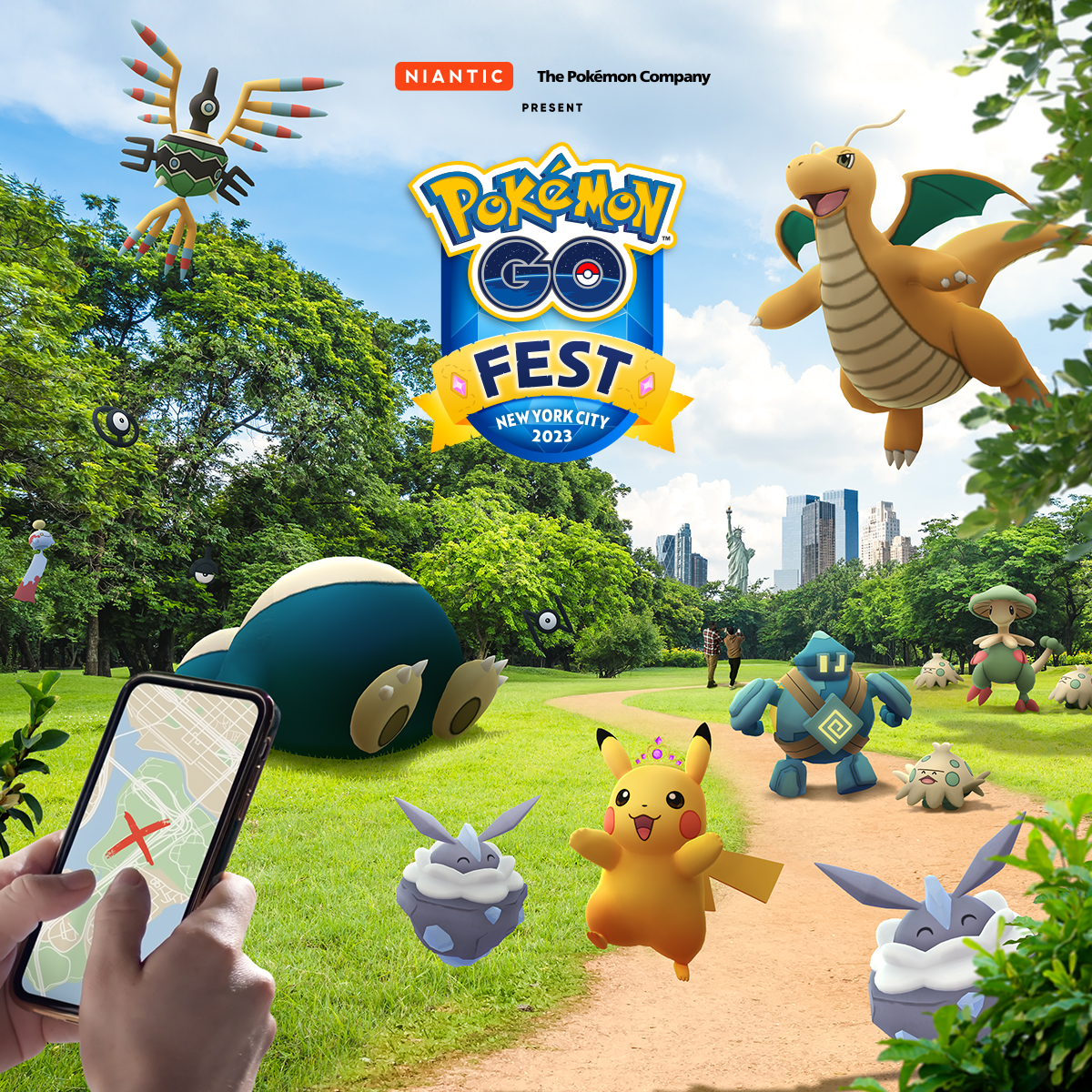 an image of Pokemon go fest in NYC in 2023